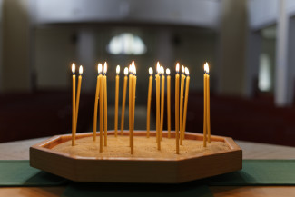 Gebetskerzen Meditation Lutherkirche