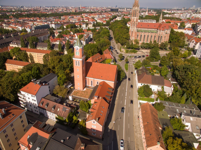 Lutherkirche Luftbild