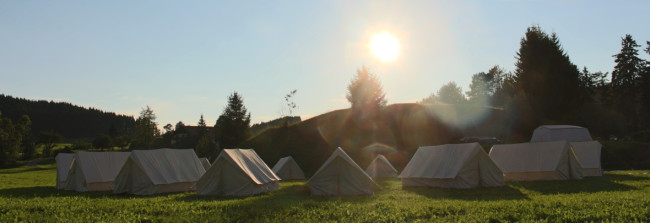 LuMaus bei Sonnenaufgang