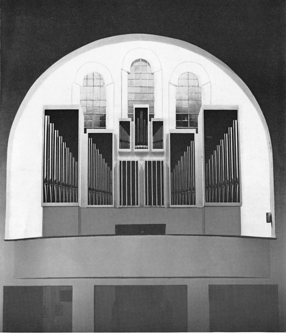 Der Prospekt der Simon-Orgel