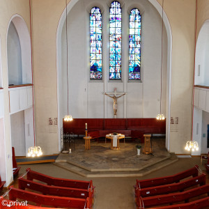 Blick in die Kirche