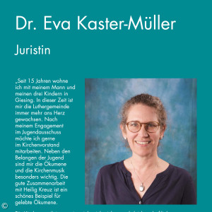 KV Wahlplakat Eva Kaster-Müller