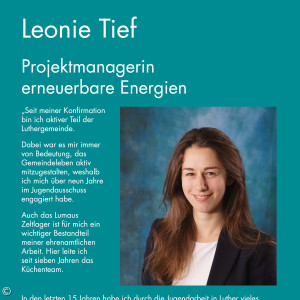 KV Wahlplakat Leonie Tief